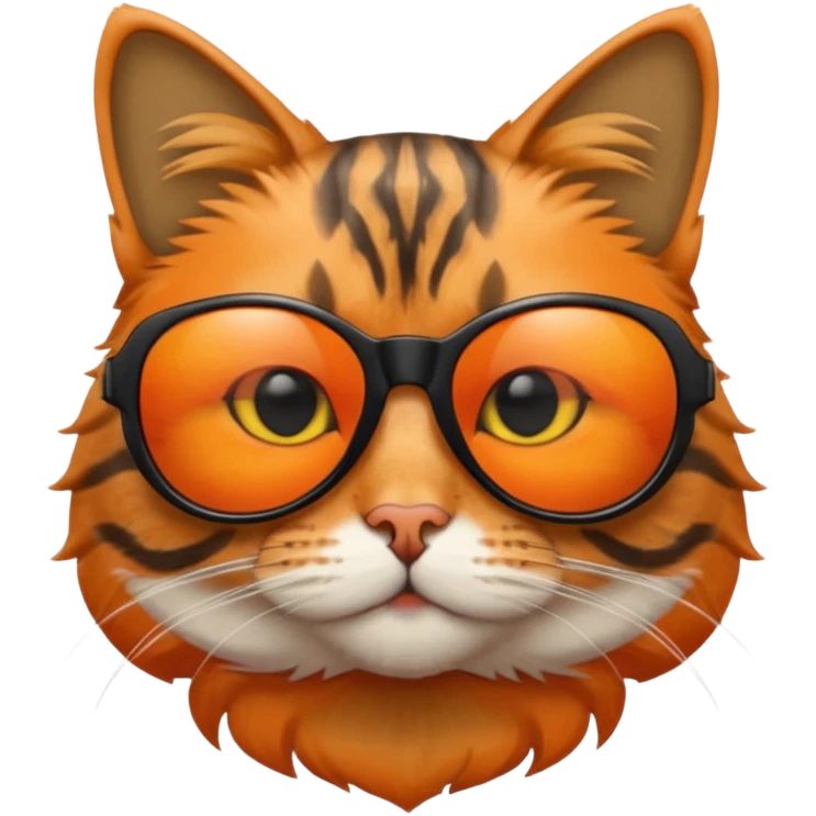 Cat wearing sunglasses emoji