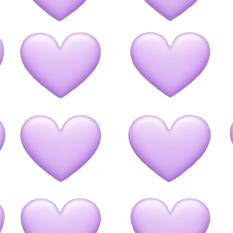 lilac heart emoji emoji