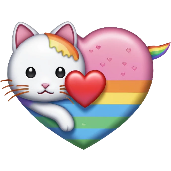 heart nyan cat emoji