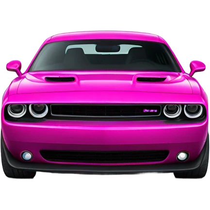 Fuchsia dodge challenger emoji