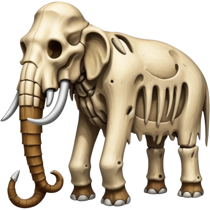 skeleton of a mammoth emoji
