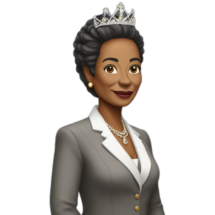 president of floptropica queen deborah ali williams emoji