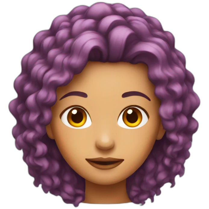 Women with fire hair emoji