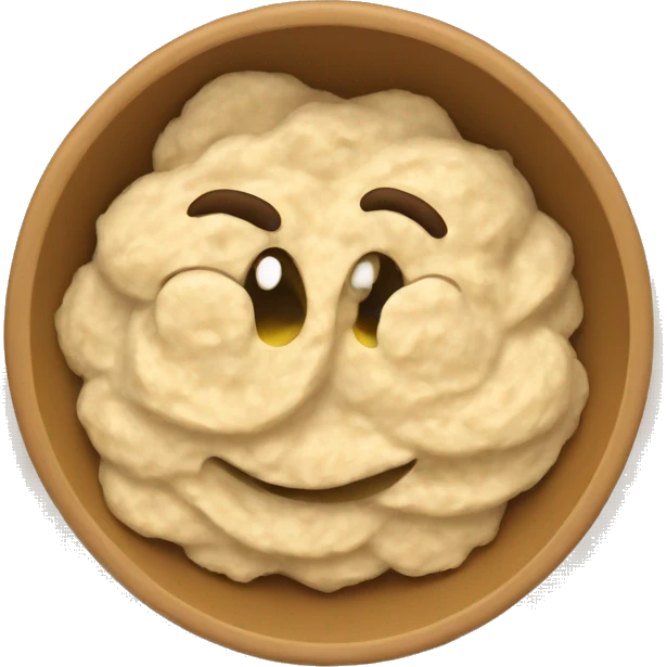 Apple oatmeal emoji