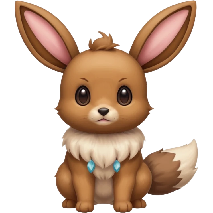 Eevee-Buneary-Bunnelby-fusion emoji