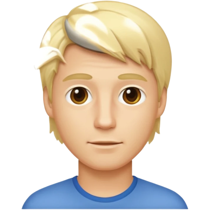 CARA DE UN HOMBRE RUBIO emoji