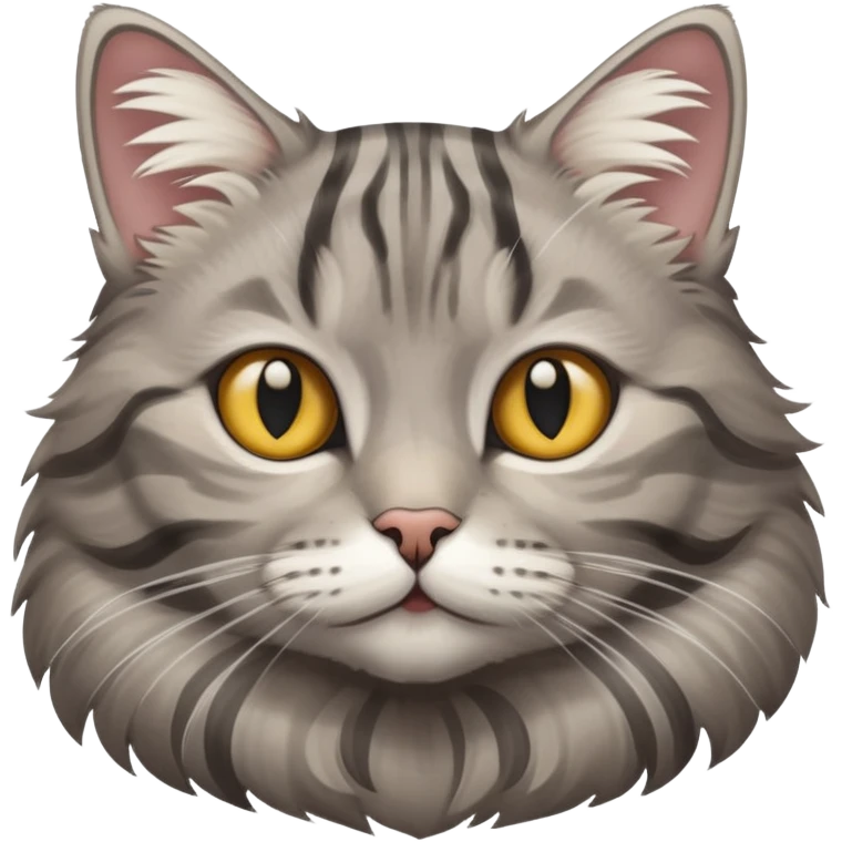 gray tabby cat emoji
