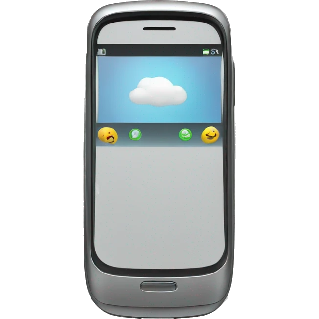 touch screen phone emoji