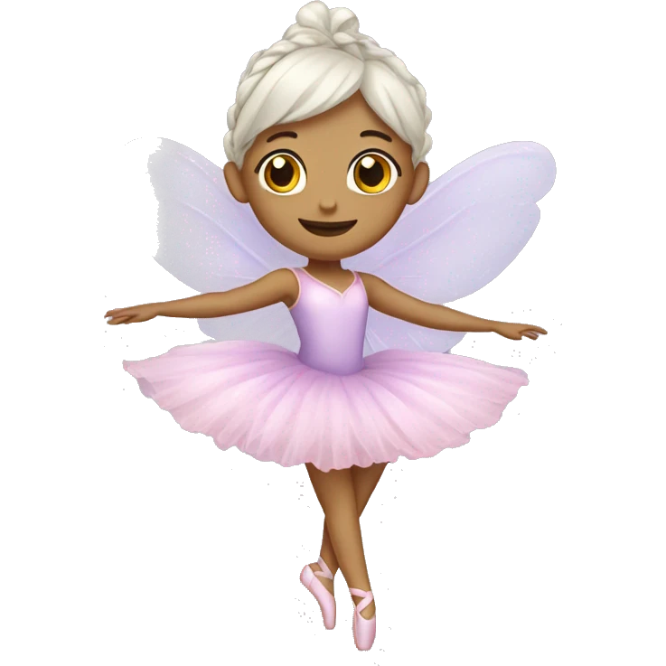 Pastel sugar plum fairy ballerina  emoji