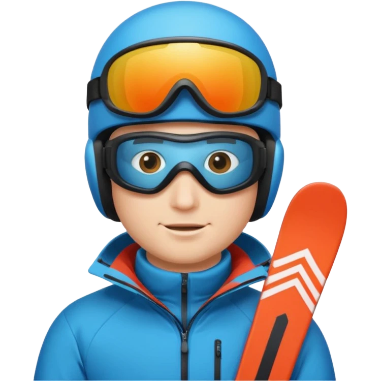 man skiing  emoji
