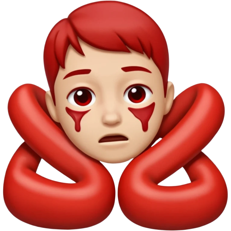 choking its neck emoji