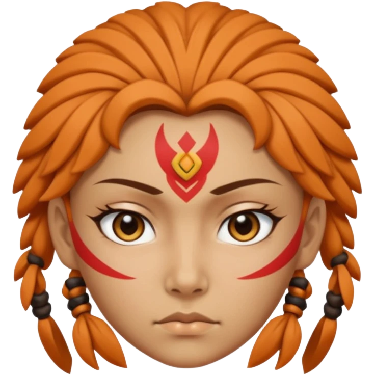 yayoi warrior face emoji