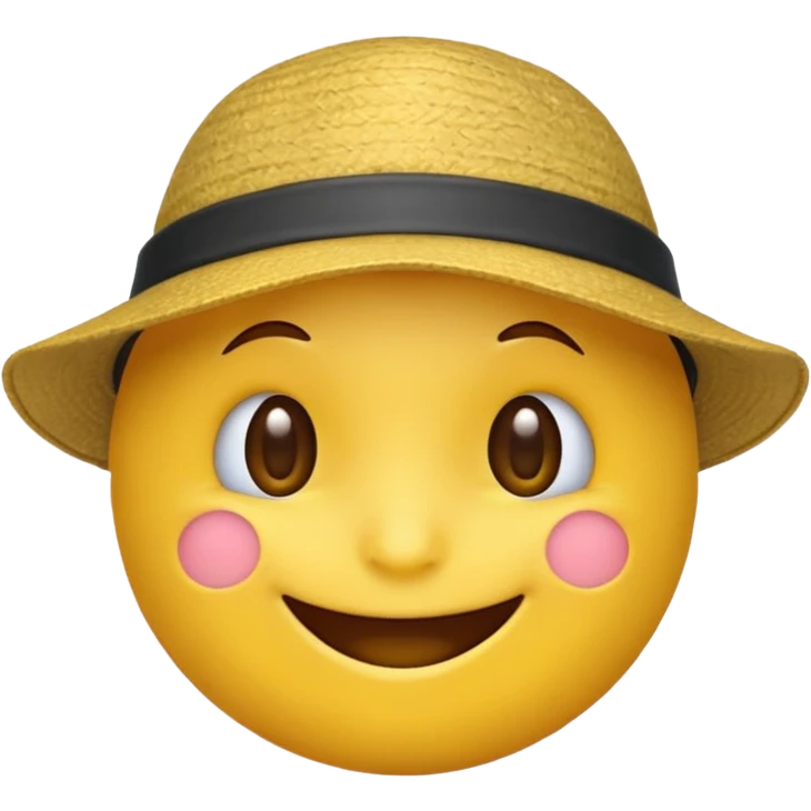 Şapkalı emoji emoji