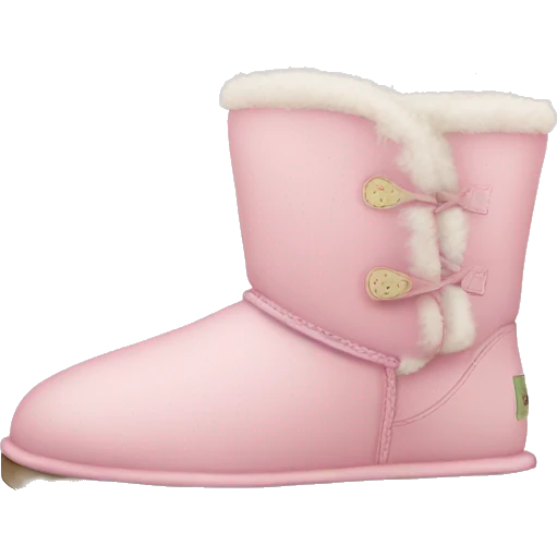 light pink uggs emoji