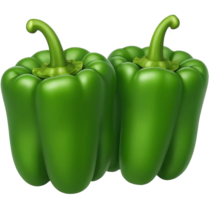 green Bell Peppers
 emoji