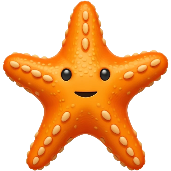 starfish toy chunky no face emoji