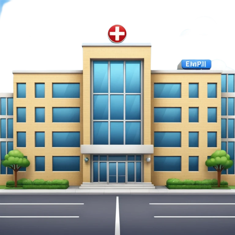 hospital outside emoji