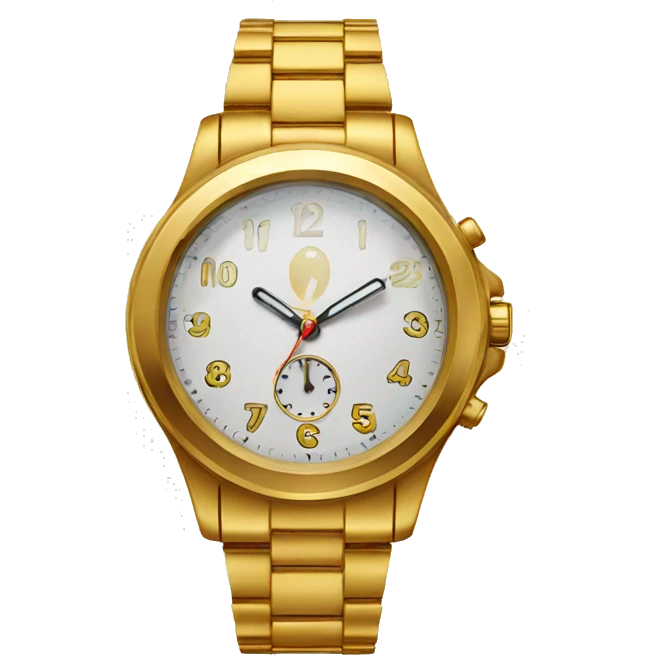 Golden Watch  emoji