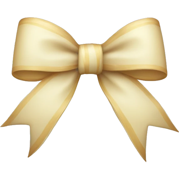 Vanilla bow emoji