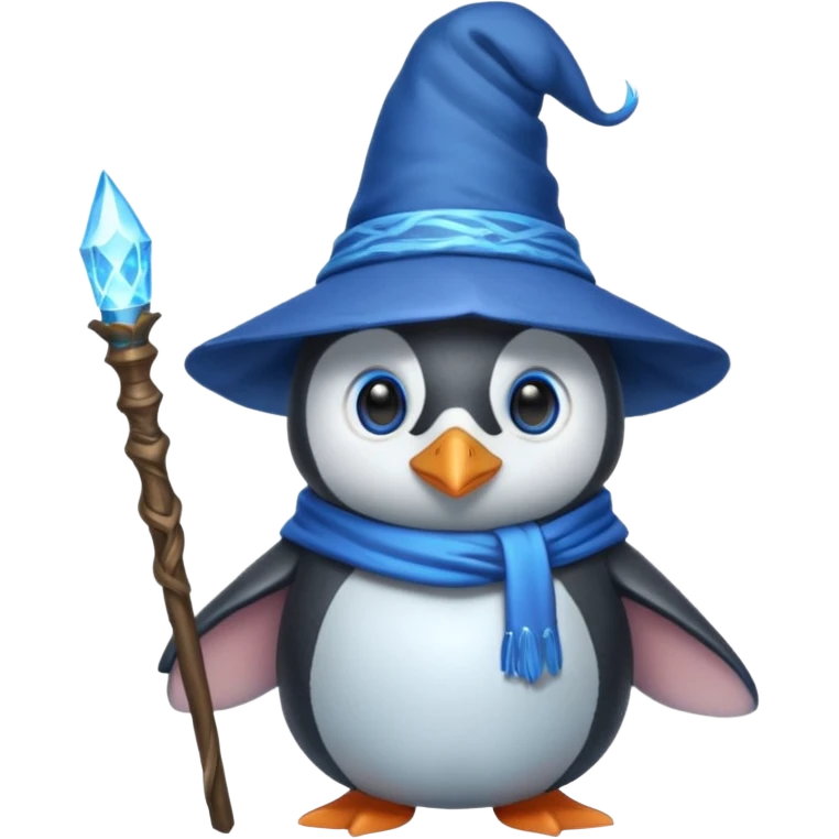 Penguin Wizard emoji