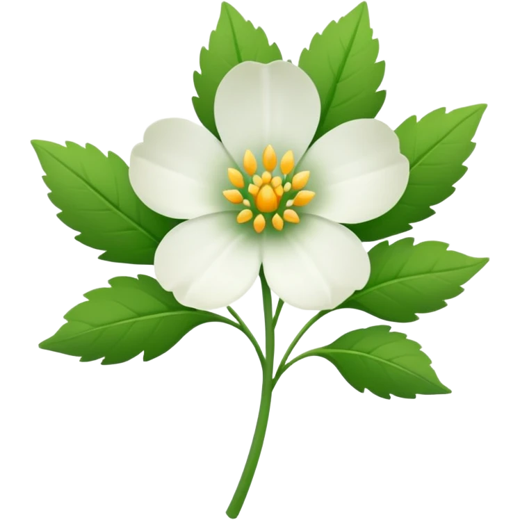 veronica flower white emoji