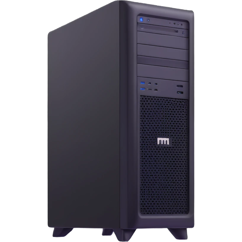 PC desktop computer server tower logo emoji