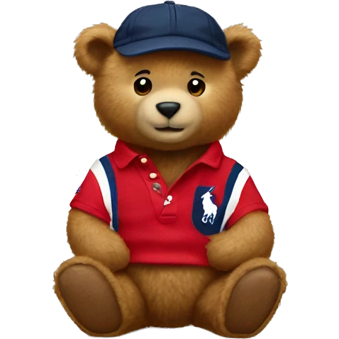 Ralph Lauren polo bear  emoji