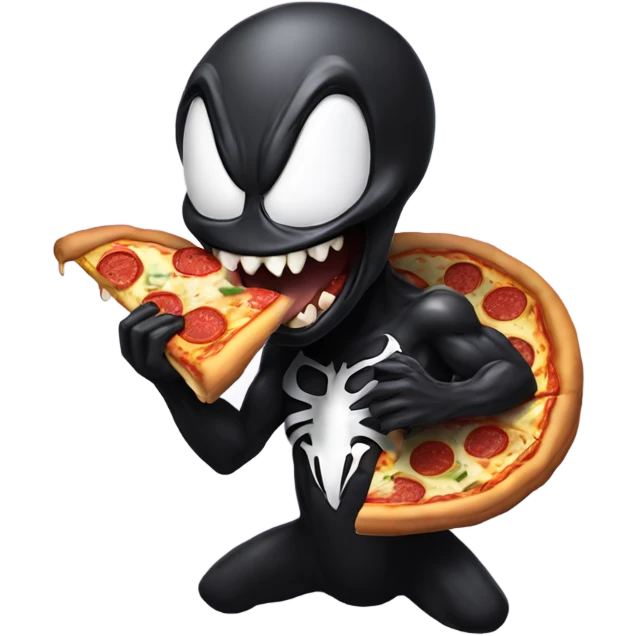  venom eating pizza emoji