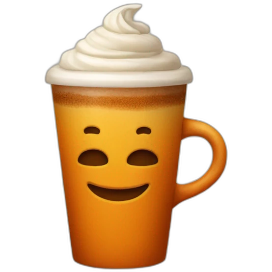 pumpkin spice coffee emoji