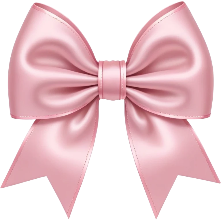 light pink bow on light pink bow emoji