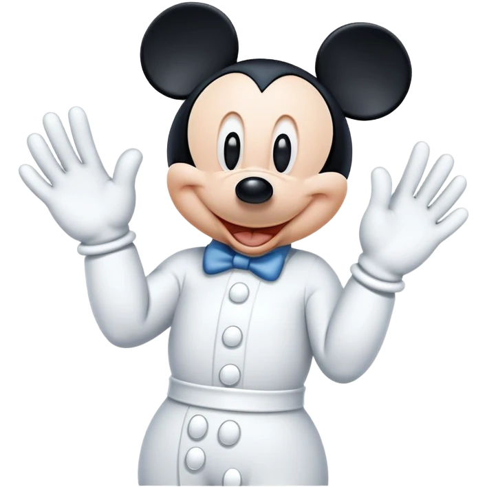 Mickey Mouse Disney character emoji