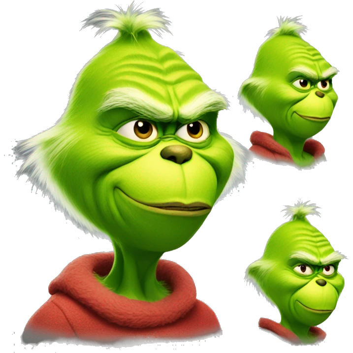 The grinch emoji