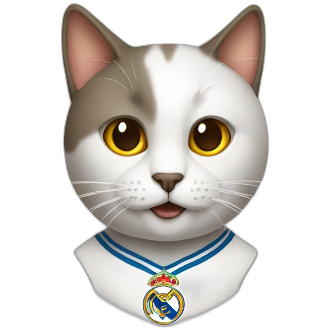 Real Madrid cat emoji