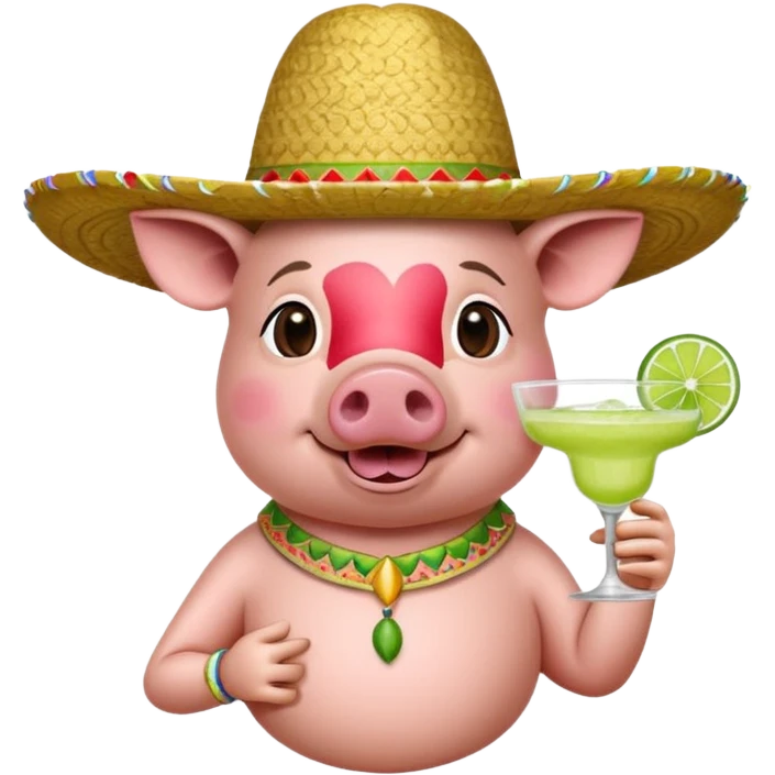 Margaritas a los cerdos emoji