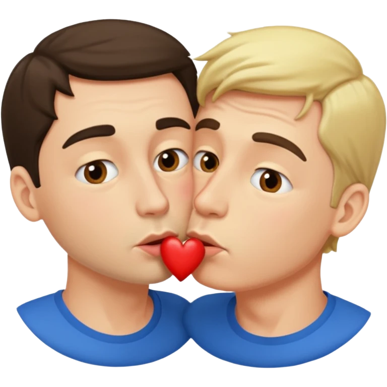 2 men kissing  emoji