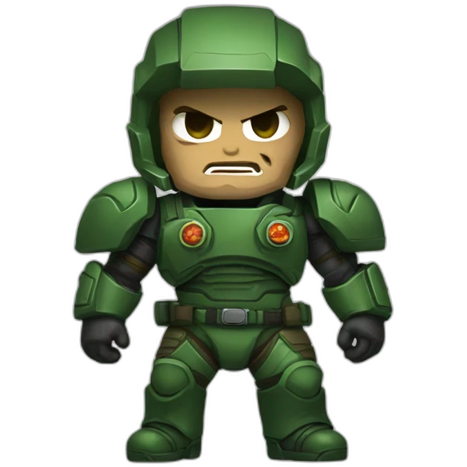 Doomguy chibi emoji
