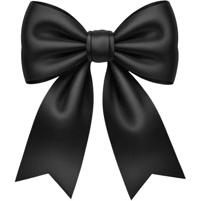 black bow emoji