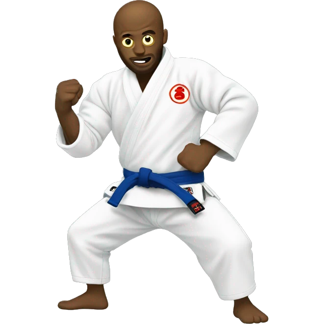 Stoner fighting jiu jitsu emoji