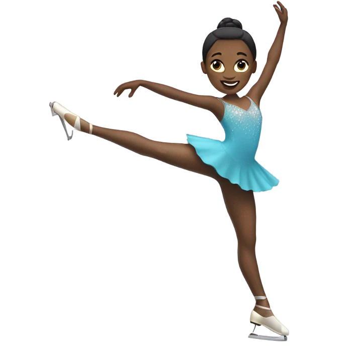 A figure skater emoji