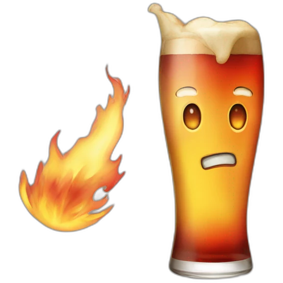 burn and imbibe emoji