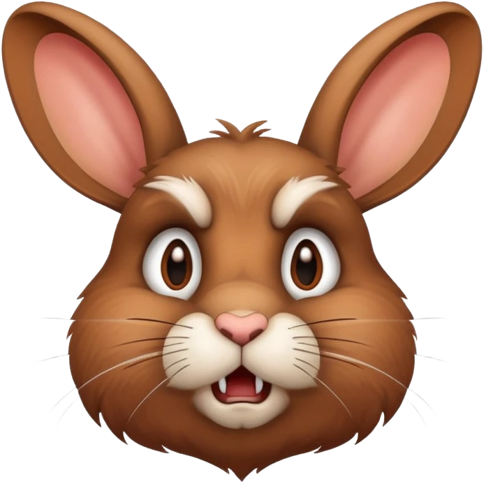 Angry rabbit  emoji