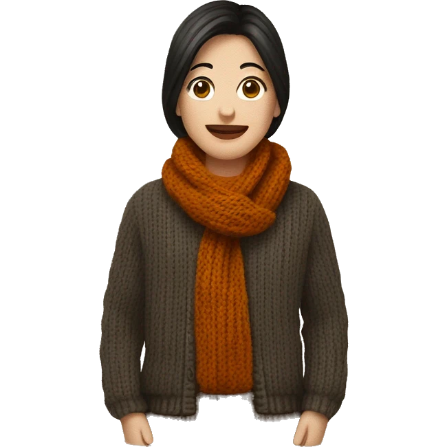 Knitted fall clothes  emoji