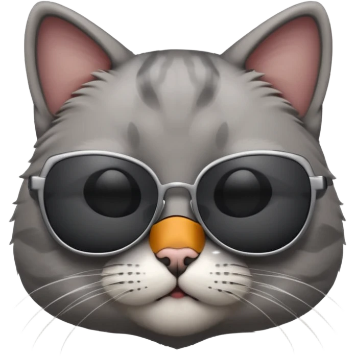 Cat wearing sunglasses emoji