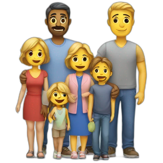 Famille sur famille emoji