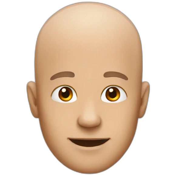 emoji without hair emoji