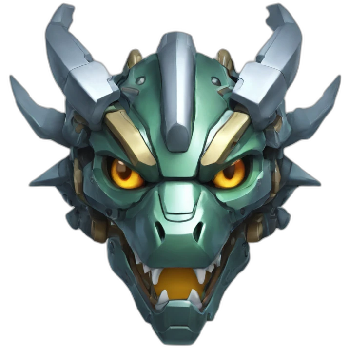 mecha dragon head emoji