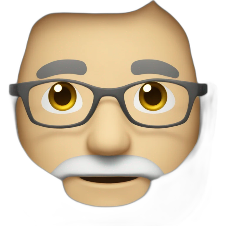 astronaut beard caucasian-man white-glasses emoji