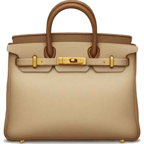 Birkin bag beige  emoji