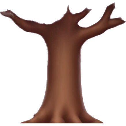 Pretty pink tree emoji