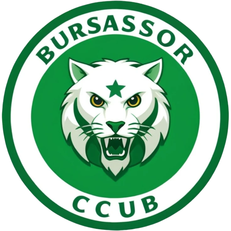 Green,white color Bursaspor turkish football club logo emoji